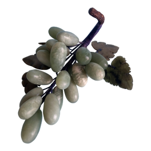 Italian Variegated Light Moss Green Bunch of Marble Grapes