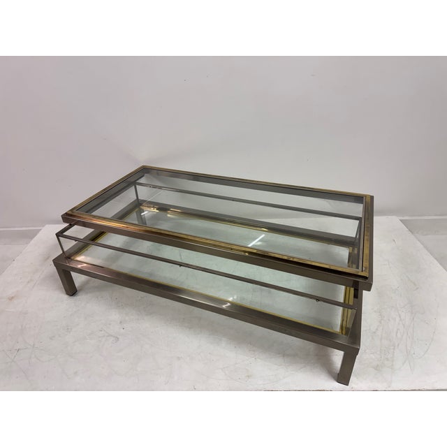 Sliding Top Vitrine Coffee Table, 1970s For Sale - Image 4 of 17