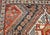 Vintage Persian Qashqai Tribal Area Rug, Hand-Knotted Wool, Geometric Medallions, 4x7, Navy & Red For Sale - Image 16 of 18