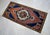 1970s Hand Knotted Turkish Small Rug Decorative Mat for Bathroom - Kitchen and Entryway- 18'' X 39'' For Sale - Image 11 of 14