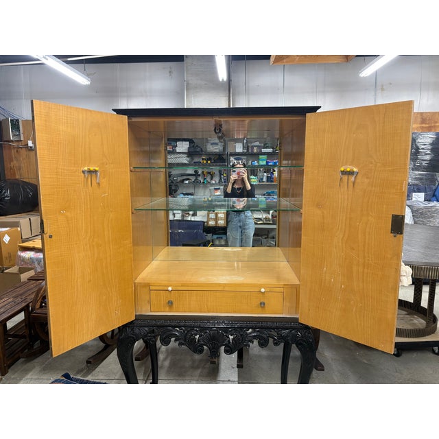 Mid Century Modern Standing Bar For Sale - Image 10 of 16