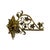 English Pair of Early 20th Century Brass Wall Mounted Swing Arm Candle Sconce For Sale - Image 3 of 6