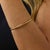 Vintage Diamond 18k Yellow Gold Bangle Bracelet For Sale - Image 4 of 5