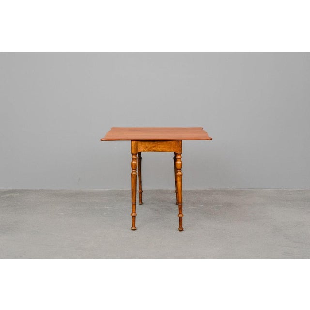 Wood Antique Game Table or Console Table in Walnut, Late 19th Century For Sale - Image 7 of 18