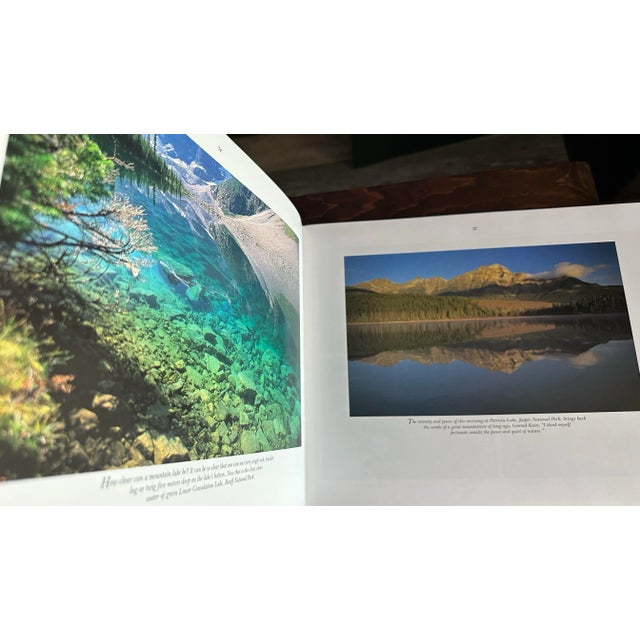 Vintage 1995 Black & Gold Coffee Table Book: Eternal Rockies For Sale - Image 4 of 12