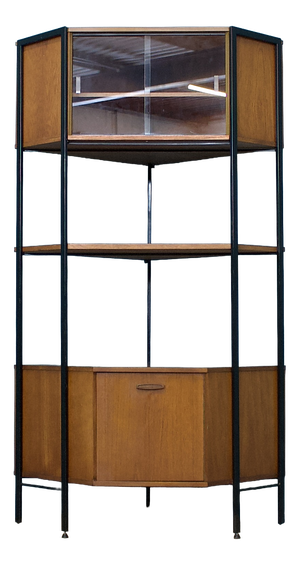 Teak Shelving Corner Unit from Avalon, 1960s