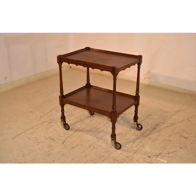 Late 19th Century English Mahogany Drinks Cart For Sale In Greensboro - Image 6 of 8