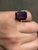Approximately 15 Carat Emerald Cut Amethyst Cocktail Ring in 14 Karat Yellow Gold Size 6 18 x 13 MM Amethyst Cocktail Ring...