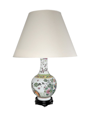 Chinese Porcelain Lamp, 1960