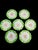 Vintage Portuguese Majolica Geranium Palm Beach Style Dinner Plates Green Leaf & Pink Floral Cabbage Ware Set- 10 For Sale - Image 15 of 16