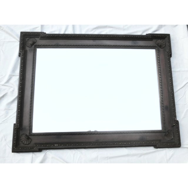 Vintage 1910 Mirror Edwardian With Corner Block For Sale - Image 12 of 12