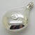 Metal Vintage Italian Handmade Genuine Silver Teardrop Shaped Perfume Bottle With Flower Design For Sale - Image 7 of 10