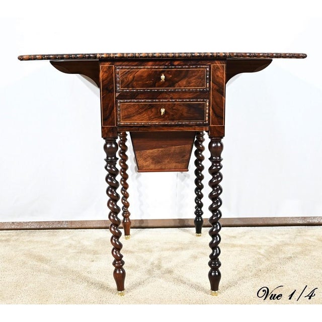 Small Restauration Living Room Table, Early 19th Century For Sale - Image 11 of 18