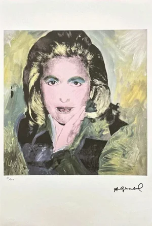 After Andy Warhol, Marcia Weisman Yellow, 1980s, Lithograph