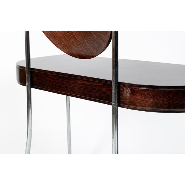 Rare Fritz Hansen Model S214 Tubular Steel Dressing Table Attributed to Mart Stam Denmark 1930s For Sale - Image 17 of 18