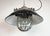 Black Enamel and Cast Iron Industrial Cage Pendant Light from Elektrosvit, 1960s For Sale - Image 9 of 18