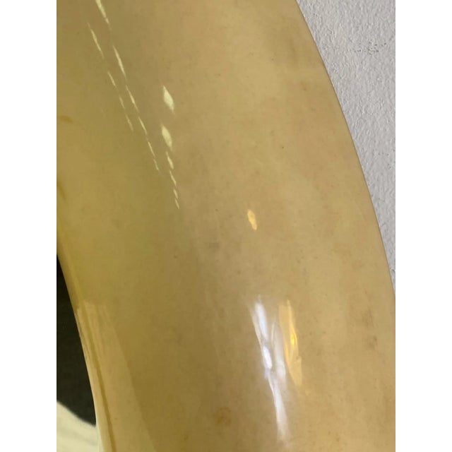 Tan 1970s Karl Springer Goatskin & Brass Mirror For Sale - Image 8 of 10