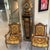 Louis XVI Style Vintage Gold Hand Carved Chairs With Atelier Versace Style Fabric For Sale - Image 10 of 13