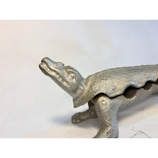 Antique Figural Alligator Apothecary Cork Press For Sale - Image 4 of 9