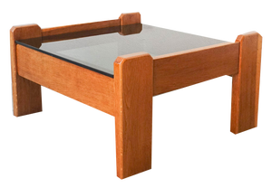 Portuguese Oak Coffee Table attributed to Eduardo Afonso Dias, 1970s