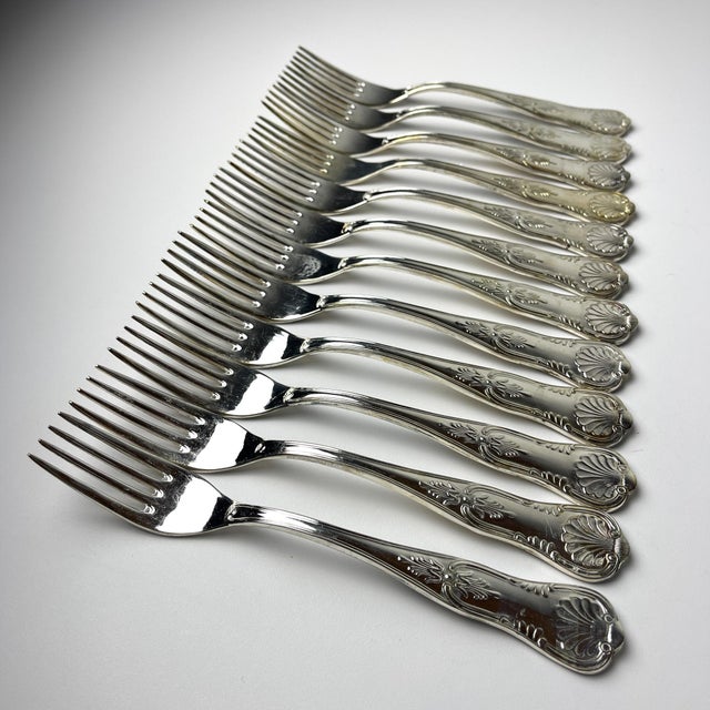 Vintage Silver Cutlery Set, Italy, 1960s, Set of 51 For Sale - Image 13 of 14