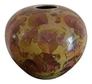 Jon Price Crystalline Studio Pottery Vase