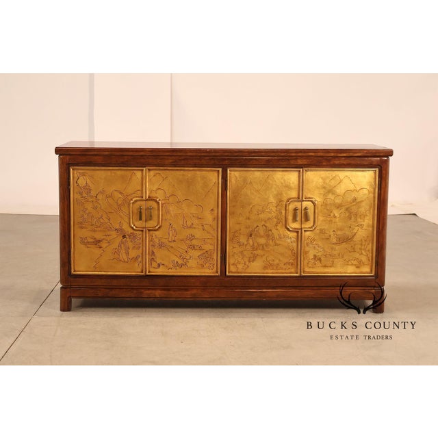 Brown Thomasville Vintage Mystique Asian Inspired Credenza Sideboard For Sale - Image 8 of 18