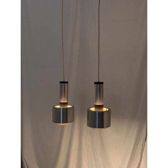 Black Pendant Lamps from Stilnovo, Italy, 1960s-1970s, Set of 2 For Sale - Image 8 of 11
