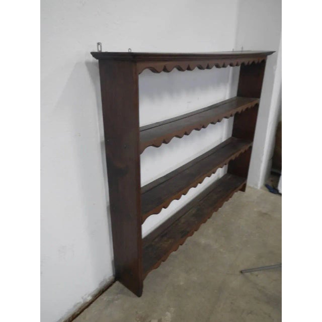 Brown Shelf in Oak, 1940s For Sale - Image 8 of 9