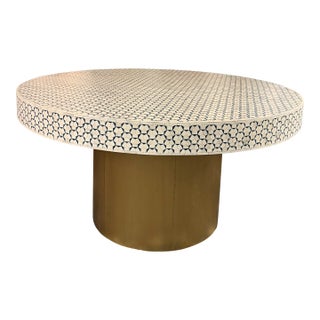 Targua Inlay Dining Table by Anthropologie For Sale