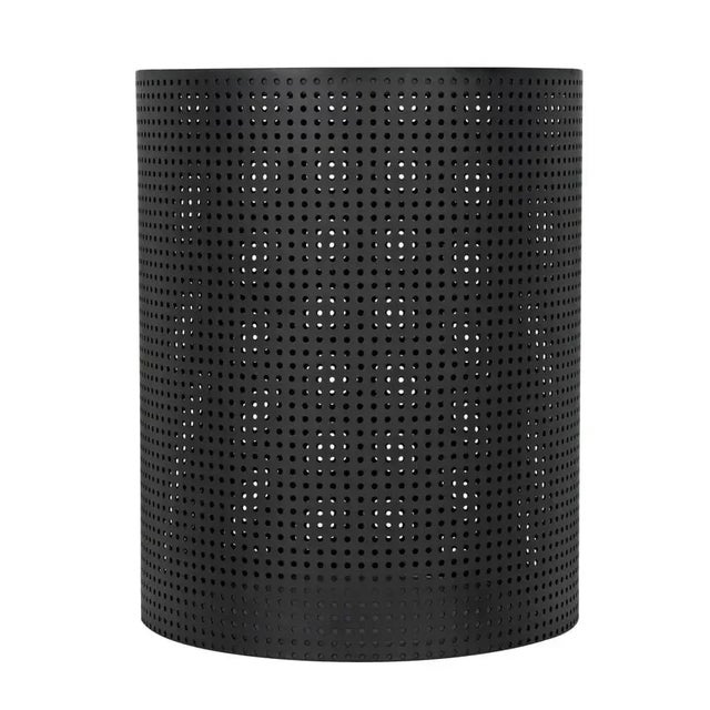 A cylinder of metal, perforated. Slightly austere in its simplicity, this versatile accent table is available in two sizes...