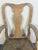 Set of Eight Queen Anne Dining Chairs, Carved Wood, Distressed Finish For Sale - Image 13 of 16