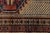 Vintage Hand-Knotted Kurdish Long Runner Rug With Diamond Medallions in Terracotta, Camel, and Indigo For Sale In New York - Image 6 of 9