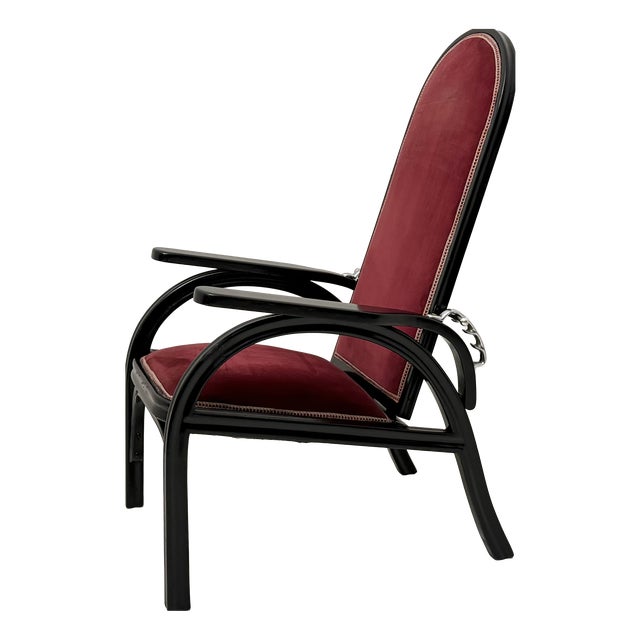 Austrian Armchair by Otto Prutscher, 1890s For Sale