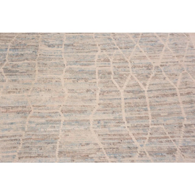 Abstract Nazmiyal Collection Patterned Modern Area Rug For Sale - Image 3 of 6