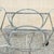Metal Antique Salterini Mt Vernon Wrought Iron Art Nouveau Patio Serving Bar Tea Cart For Sale - Image 7 of 12
