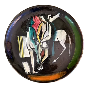Modernist Ceramic Charger by Luciano Ruini C1960s