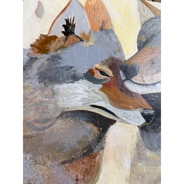 Paint “Coyote Love” Art by LWren Walraven For Sale - Image 7 of 11