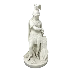 Antique English Parian Porcelain Large Figure of Perseus Minton Staffordshire