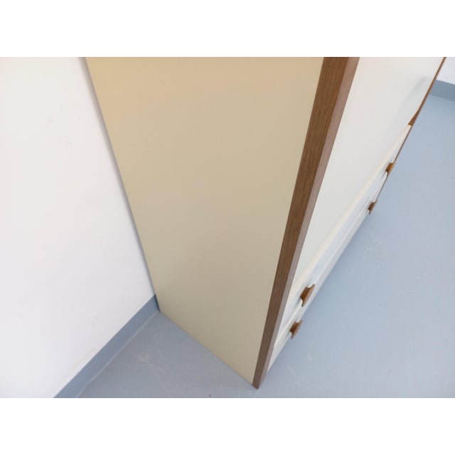 Mid-Century Modern Vintage Secretaire in Oak, 1970s For Sale - Image 3 of 18