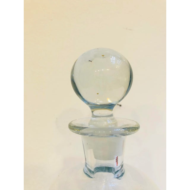 Bottle from Holmegaard, 1950s, in Good conditions. Designed 1950 to 1959 This piece has an attribution mark, I am sure...