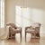 Almond Kagan Style Postmodern Sculptural Chairs by Carson’s - a Pair For Sale - Image 8 of 8