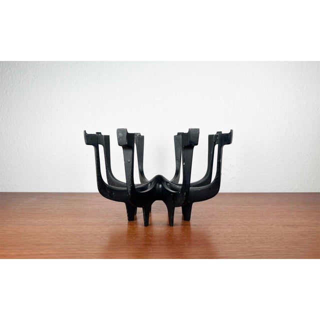 Mid-Century Modern Danish Metal Candleholder in Metal by Gunnar Cyren for Dansk Designs Denmark, 1960s For Sale - Image 6 of 18