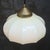French Green Opaline Glass and Brass Gallery Pendant Lamp For Sale - Image 4 of 8