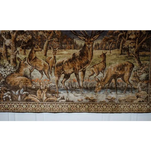 Textile Vintage Woven Wall Tapestry For Sale - Image 7 of 13