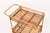 Vintage Italian Rattan and Wicker Serving Bar Cart by Franco Albini, Italy, 1960s For Sale - Image 9 of 15