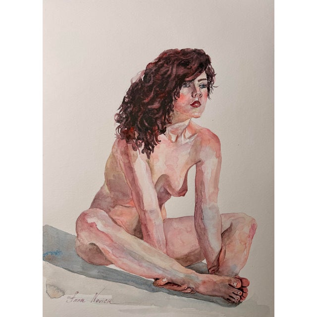 A sister piece to “The Bather,” this painting explores a different emotional meaning. Here, the figure is more than just a...