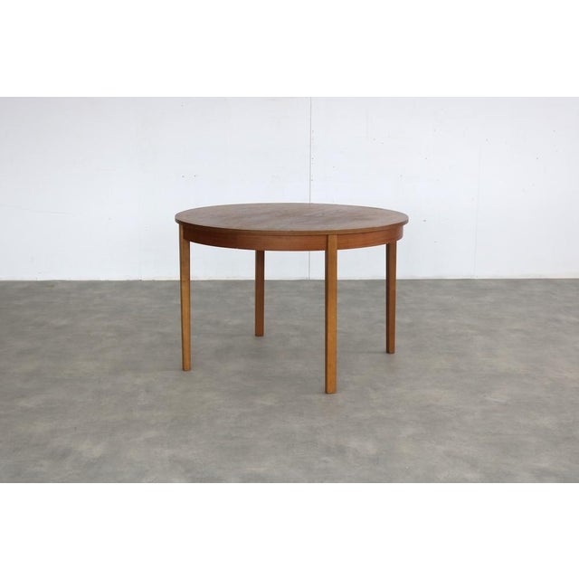 Vintage Swedish Extendable Dining Table, 1960s, in Good conditions. Designed 1960 to 1969