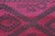 Traditional Vintage Frazada Kilim in Pink & Charcoal Geometric Pattern - Rug & Kilim For Sale - Image 3 of 7