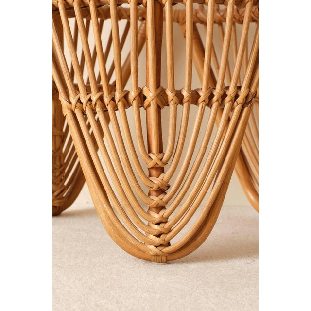 Rattan Stool, Denmark, 1960s For Sale - Image 4 of 7